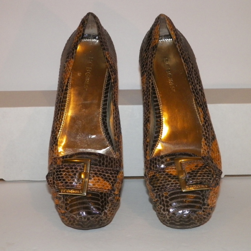 Bcbg Girls  Animal Print Loafers 38B